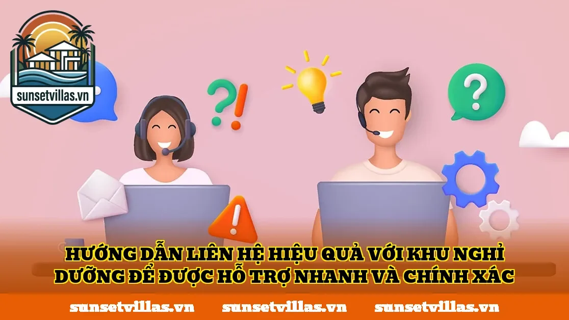 Hướng dẫn liên hệ hiệu quả với khu nghỉ dưỡng để được hỗ trợ nhanh và chính xác